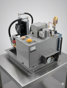 空冷式オイル潤滑ユニット